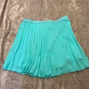 Bongo Pleated Teal Skirt